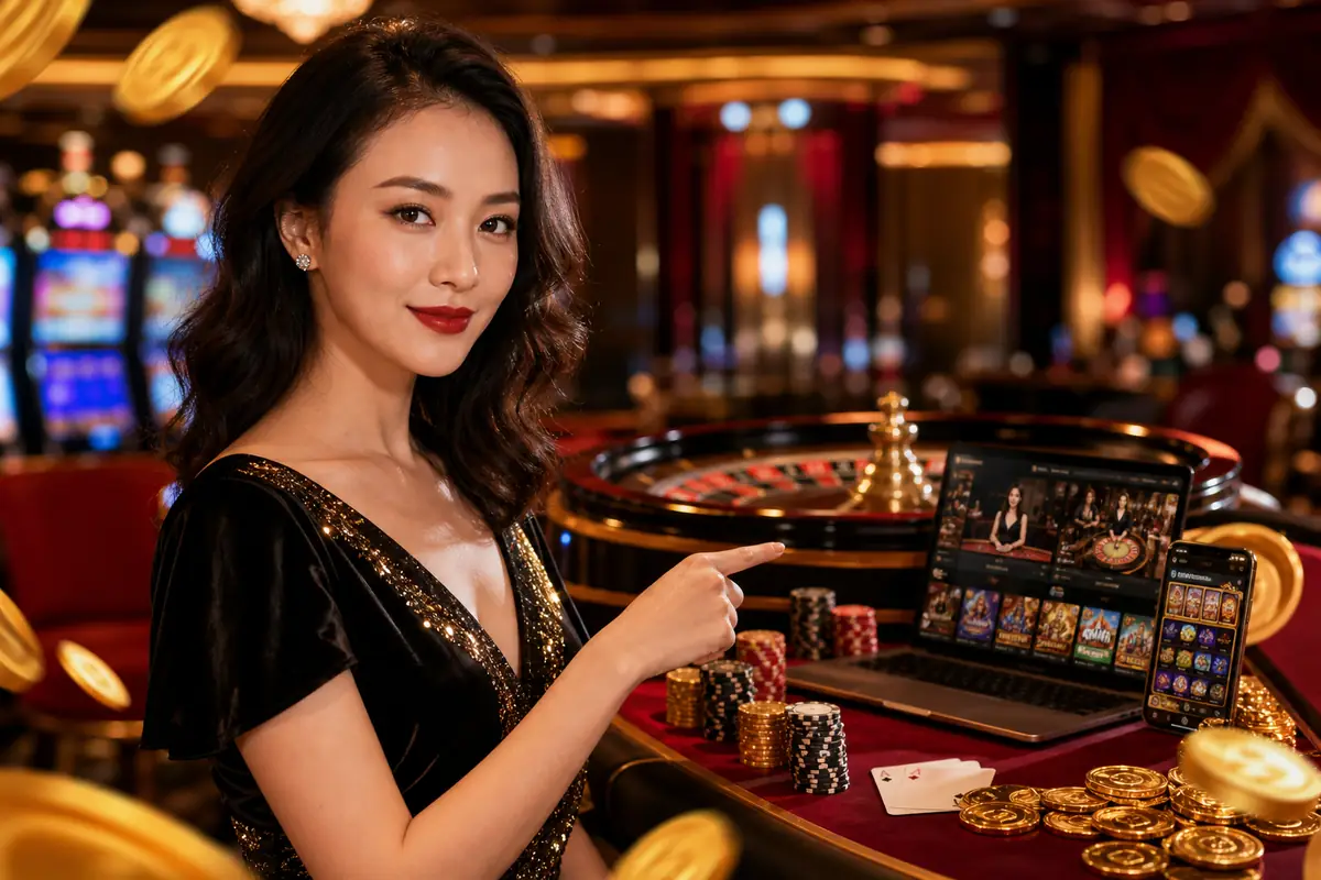 ezspin4 meja baccarat live casino dealer sebenar